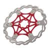 Disc Brake Rotor with Bolts, Brake Disc 160/180/203mm Mountain Type Floating Pad (red 203mm) view 3