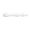 8 Flight White Spin Shafts Moulded Flight System - Short 19mm