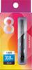 8 Flight Black Fixed Shafts Moulded Flight System - Medium 33mm