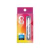 8 Flight Clear Spin Shafts Moulded Flight System - Medium 33mm view 3