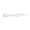 8 Flight White Fixed Shafts Moulded Flight System - Short 19mm