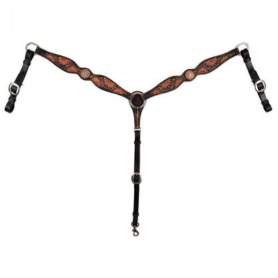Circle Y Sunflower Breast Collar