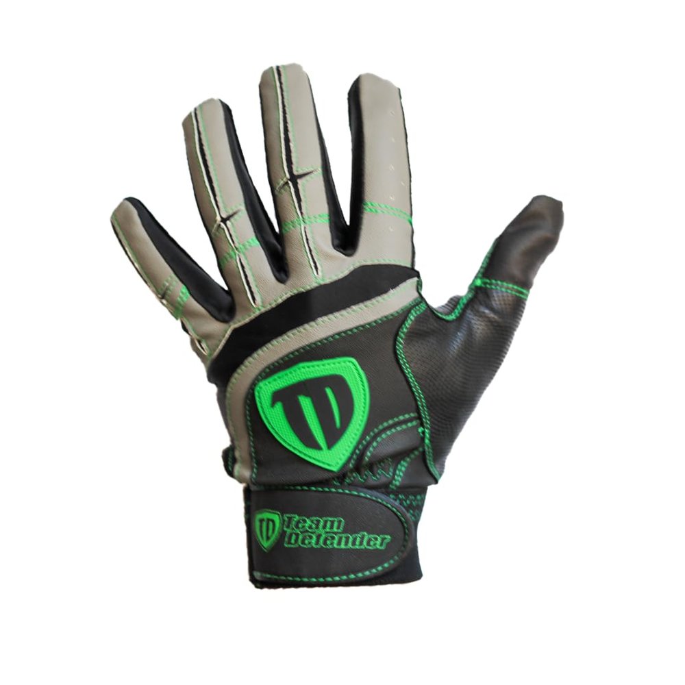 Team Defender Pro Series Protective Catcher's Glove Fits Left Hand MD Gray | Black
