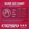 Contraband Pink Label 5387 Womens Design Series Paisley Print Lifting & Rowing Gloves (Pair) - Lightweight Vegan Medium Padded Microfiber Amara Leather w/Griplock Silicone (Pink, Large) view 2