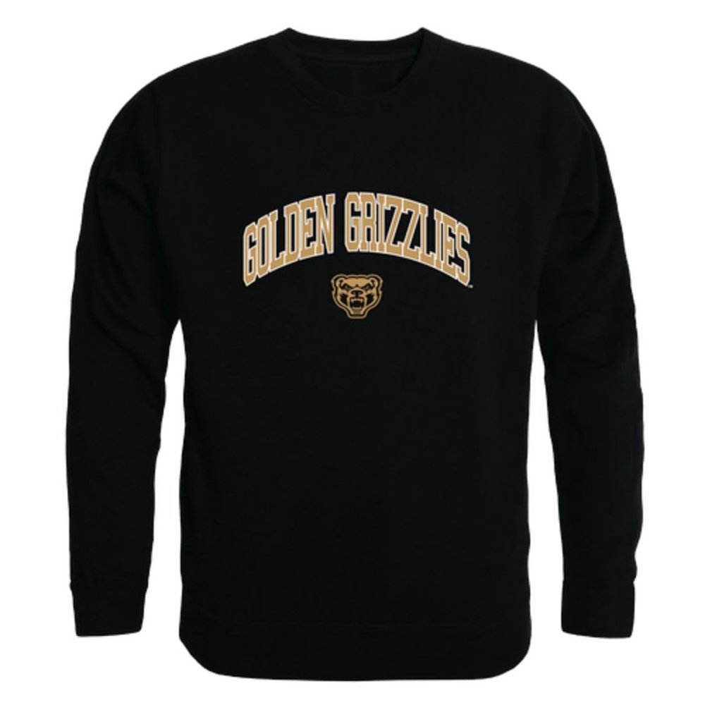 W Republic Oakland Golden Grizzlies Campus Crewneck Sweatshirt Black Large