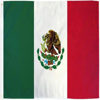 AES American Wholesale Superstore 3x5 Mexico Mexican UltraBreeze 5x3ft Poly Flag Grommets Super Polyester