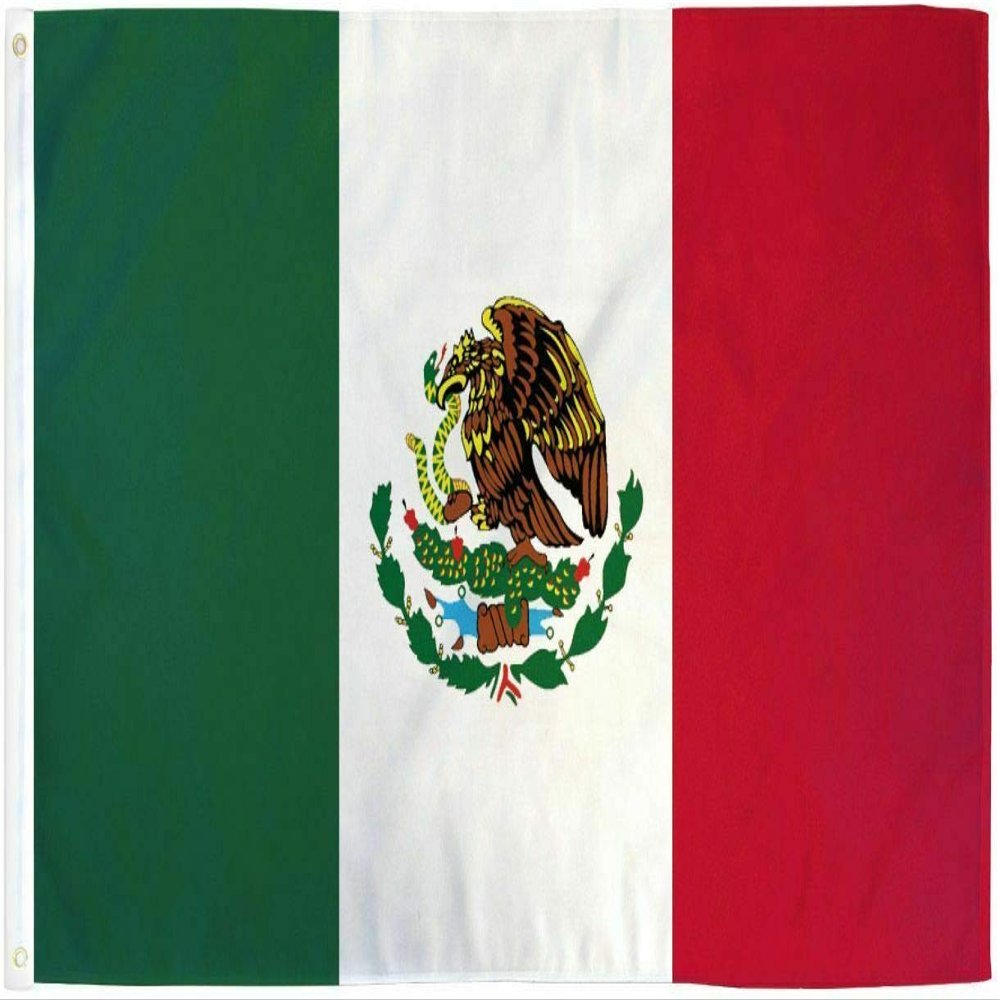 AES American Wholesale Superstore 3x5 Mexico Mexican UltraBreeze 5x3ft Poly Flag Grommets Super Polyester