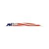 Bohning Zen Vanes, 4" Indoor Target Vane, 100pk, American Flag view 1