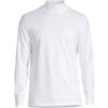 Lands' End Mens Long Sleeve Super-T Mockneck White Regular Small view 4