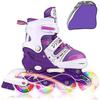 Adjustable Inline Skates for Kids Ages 47, Light Up Wheels, Beginner Roller Skates for Boys & Girls, Outdoor & Indoor Skating Gift view 1
