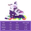 Adjustable Inline Skates for Kids Ages 47, Light Up Wheels, Beginner Roller Skates for Boys & Girls, Outdoor & Indoor Skating Gift view 3