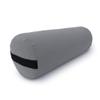 Bean Products Yoga Bolster - Handcrafted in The USA with Eco Friendly Materials - Studio Grade Support Cushion That Elevates Your Practice & Lasts Longer - Round, Cotton Stone Gray view 1