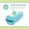 Bean Products Yoga Bolster - Handcrafted in The USA with Eco Friendly Materials - Studio Grade Support Cushion That Elevates Your Practice & Lasts Longer - Round, Cotton Stone Gray view 3