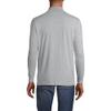 Lands' End Mens Long Sleeve Super-T Mockneck Gray Heather Tall Large view 2