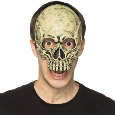 HMS Unisex-Adult's Supersoft Skull MASK, Gray, One Size