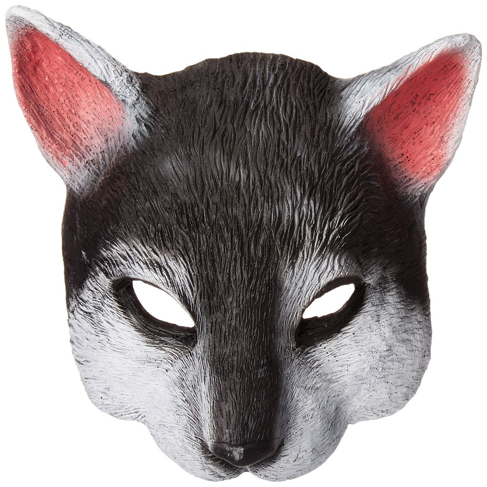 HMS Unisex-Adult's Supersoft CAT MASK, Black, One Size
