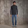 Lands' End Mens Long Sleeve Super-T Mockneck Black Regular Medium view 3