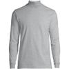 Lands' End Mens Long Sleeve Super-T Mockneck Gray Heather Regular Small view 4