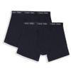 Calvin Klein Boys Modern Cotton Assorted Boxer Briefs Underwear, Pack of 2 Black/Black Small view 1