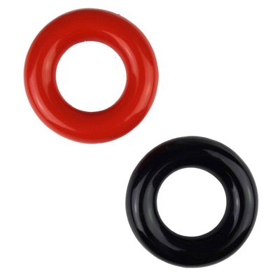 Kasteco 2 Pack Golf Club Swing Weight Rings (Black and Red)