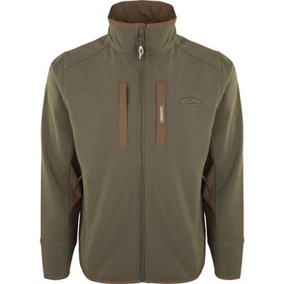 Drake Waterfowl Windproof Tech Jacket Olive/Brown Medium