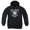 Betty Boop Chromed Logo Unisex Youth Pull-Over Hoodie for Boys and Girls, X-Large Black view 1