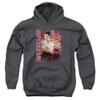 Bruce Lee Fury Unisex Youth Pull-Over Hoodie for Boys and Girls, Small Charcoal view 1