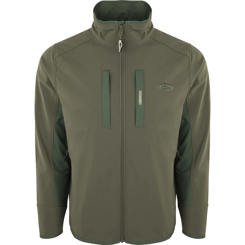 Drake Waterfowl Windproof Tech Jacket Olive/Dark Green 3Xlarge