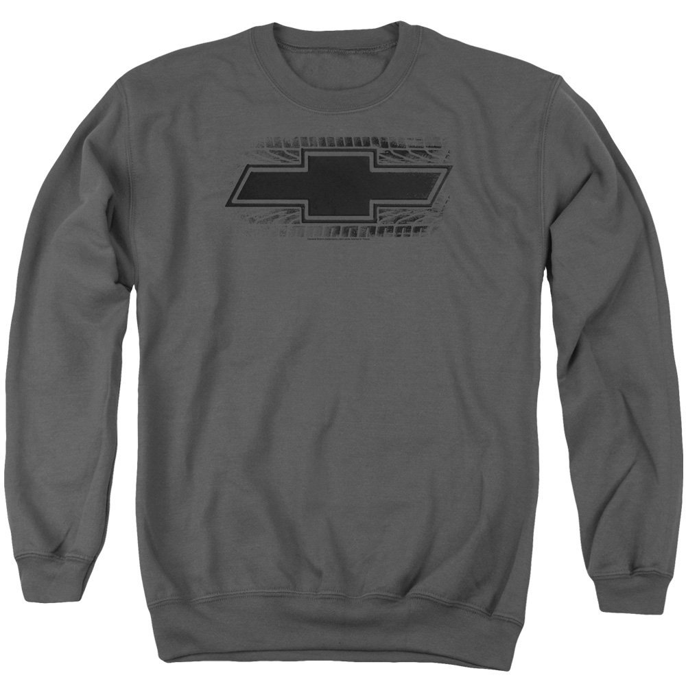 Chevrolet Bowtie Burnout Unisex Adult Crewneck Sweatshirt for Men and Women, Medium