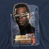 Star Trek Geordi Laforge Unisex Youth Pull-Over Hoodie for Boys and Girls, Small Navy view 2