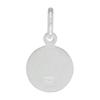 10mm Very Tiny Sterling Silver Guardian Angel Medal Necklace 3/8 inch Round Nickel Free Italy 20 inch BX_15 view 2
