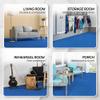 Yes4All EVA Interlocking Mats, Puzzle Floor Tiles, Foam Floor Padding with Border for Furniture, Home Space, Living Room, Garage 11,15,32,99 SQFT view 3