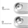 170mm Crank Arm, Aluminum Alloy, Left Hand, Mountain Road Bike Replacement, Silver, for Left Hand Cyclists, Mountain Road Bikes view 3