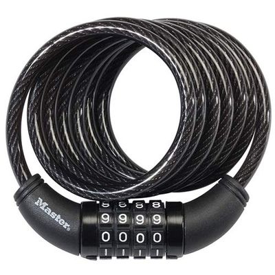 6-Ft. Bike Cable With Combination Barrel Lock