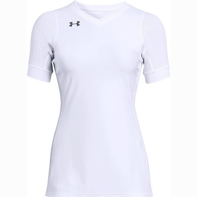Under Armour Women's Volleyball Powerhouse Shorsleeve Jersey White SM