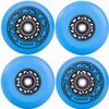 AOWISH Inline Skate Wheels Outdoor Asphalt Formula Aggressive Roller Blades Wheels 90a Roller Hockey Replacement Wheels with Bearings ABEC-9 and Floating Spacers, 4-Pack (Blue, 72mm) view 1