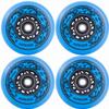 AOWISH Inline Skate Wheels Outdoor Asphalt Formula Aggressive Roller Blades Wheels 90a Roller Hockey Replacement Wheels with Bearings ABEC-9 and Floating Spacers, 4-Pack (Blue, 72mm) view 2
