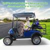 10L0L Universal Retractable Golf Cart Seat Belt Kit with Bracket for Yamaha EZGO,Club Car DS Precedent,Front and Rear Seats Golf Cart Seat Belts view 3