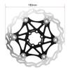 Disc Brake Rotor with Bolts, Brake Disc 160/180/203mm Mountain Type Floating Brake Disc Brake Pad (Black 180mm) view 3