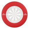 Mission Darts Dartboard Surround | Professional Durable Polymer Dartboard Surround in Multiple Colours Red, Blue and Black (Red) view 3