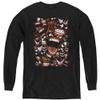 Batman Famous Wretch Youth Long Sleeve T Shirt, Medium Black view 1