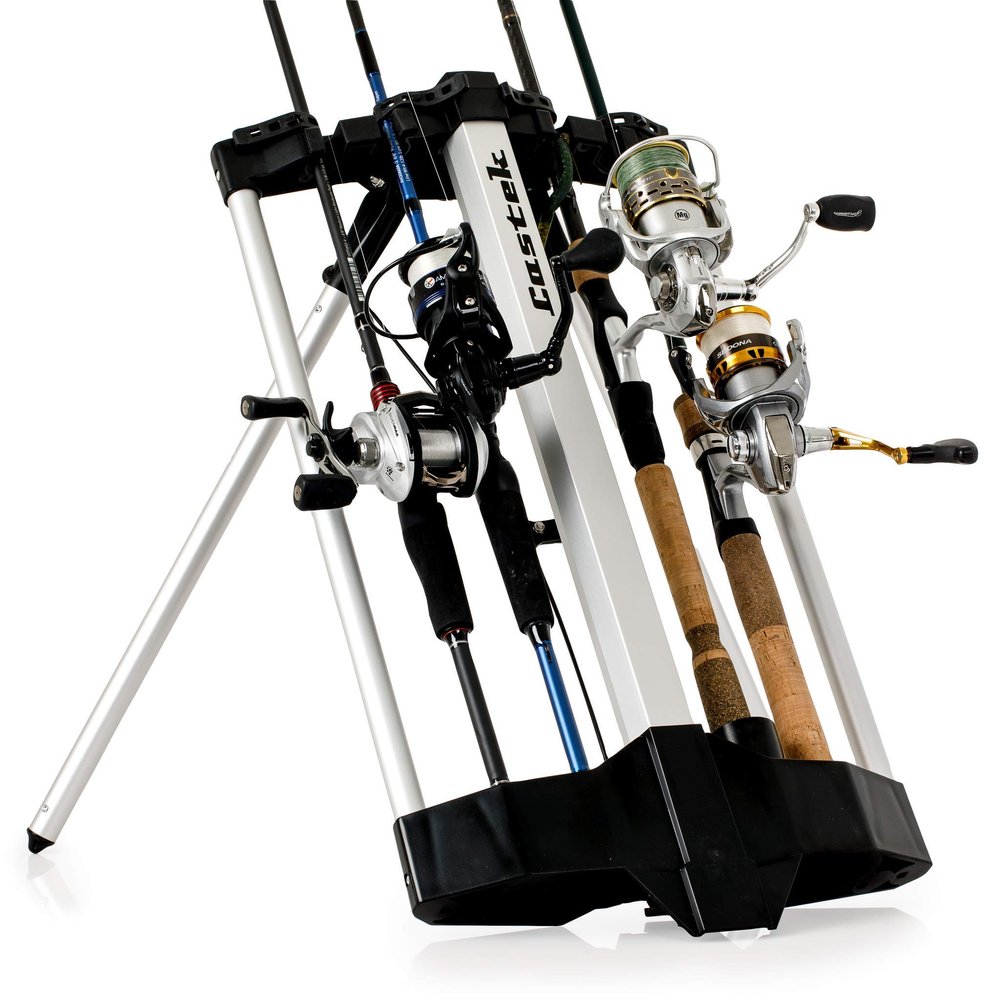 Castek Freshwater 4 Rod Caddy Fishing Rack and Carrier