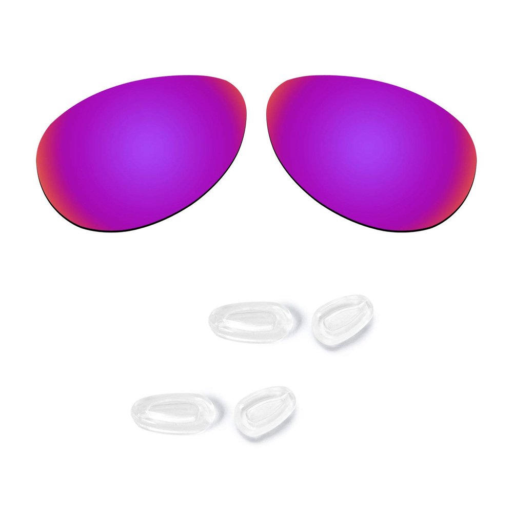 Replacement Lenses & Nosepads for Oakley Feedback Sunglasses (Midnight Sun-Polarized)