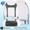 NORTHCAPTAIN S1 Deluxe A Pair of Marine High Back Folding Fishing Boat Seat,Stainless Steel Screws Included,White/Charcoal(2 Seats) view 4