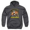 Betty Boop Bettys Motorcycles Unisex Youth Pull-Over Hoodie for Boys and Girls, X-Large Charcoal view 1