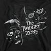 Trevco Twilight Zone Strange Faces Unisex Youth Pull-Over Hoodie for Boys and Girls, Medium Black view 2