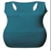 Ladies Gym Workout Racer Back Vest Muscle Top Bodycon Shirt Womens Summer Sports Sleeveless Top Teal Medium/Large US 8-10 view 1