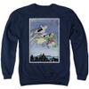 Batman DKR Duo Unisex Adult Crewneck Sweatshirt for Men and Women, 2X-Large Navy view 1
