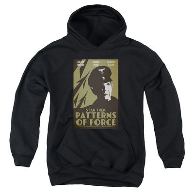 Star Trek TOS Episode 50 Unisex Youth Pull-Over Hoodie for Boys and Girls, X-Large Black