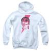 David Bowie Aladdin Sane Unisex Youth Pull-Over Hoodie for Boys and Girls, Large White view 1